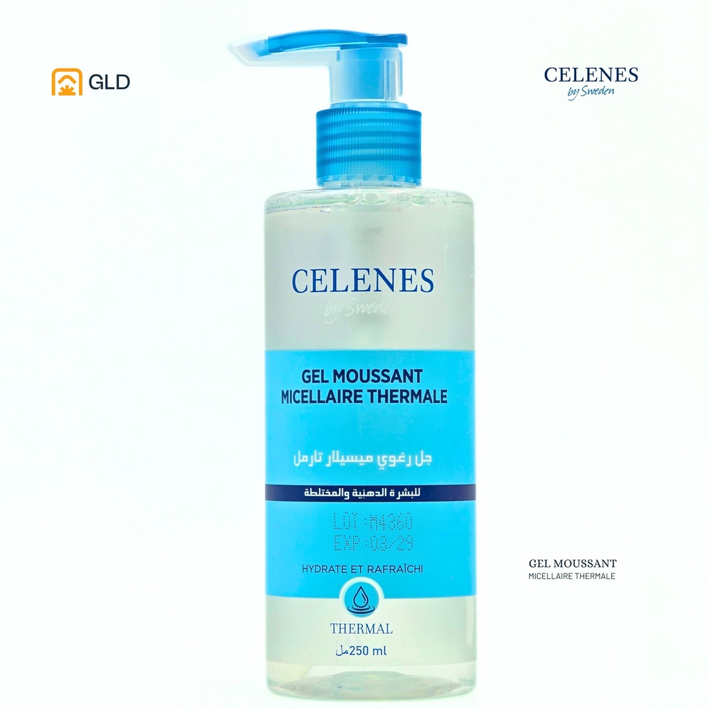 Gel Moussant Nettoyant Celenes Thermal Peau Grasse Et Mixte 250 Ml