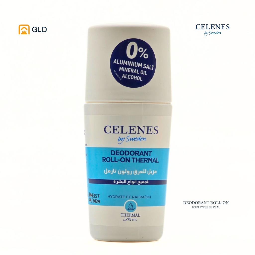 Roll On Mineral Celenes Thermal Tous Types De Peau 75 Ml