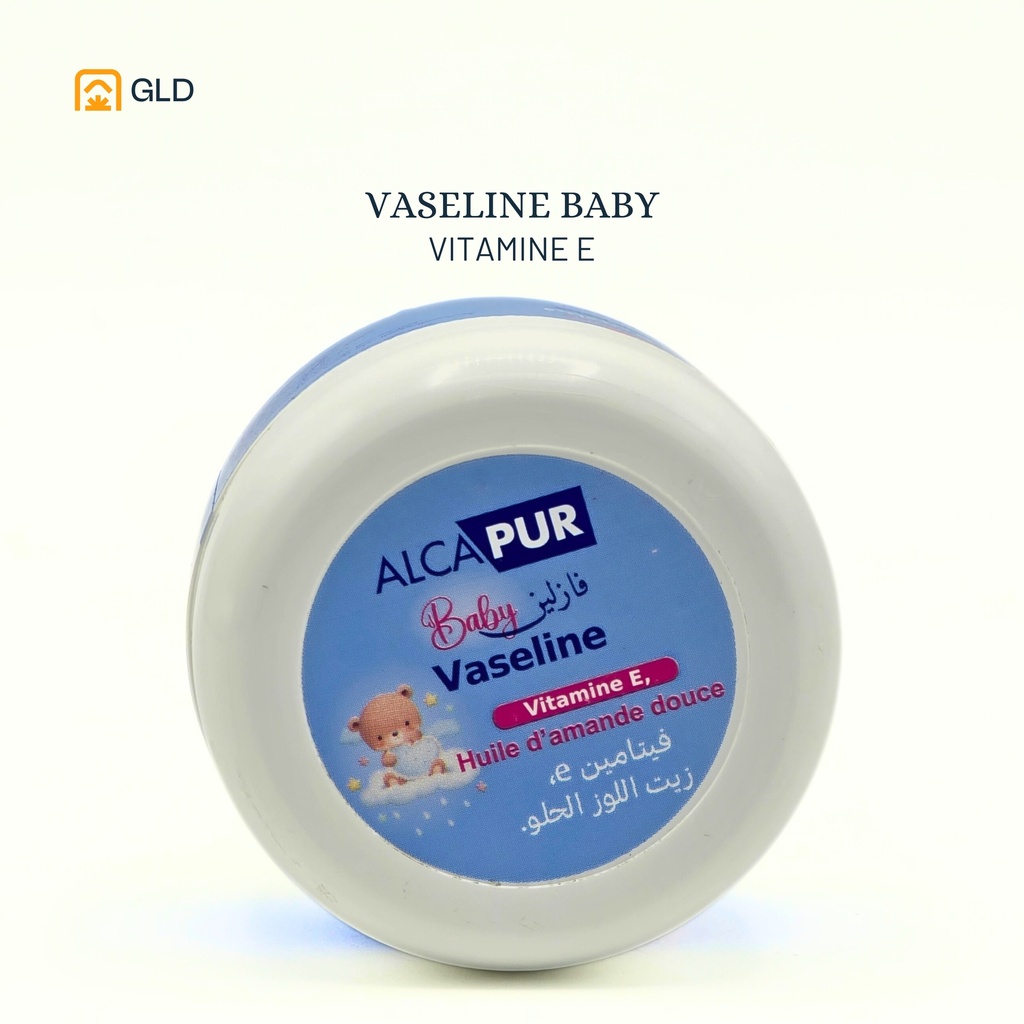 Vaseline Bebe Alcapur vitamine E - Huile d'Amande Douce 75 Ml