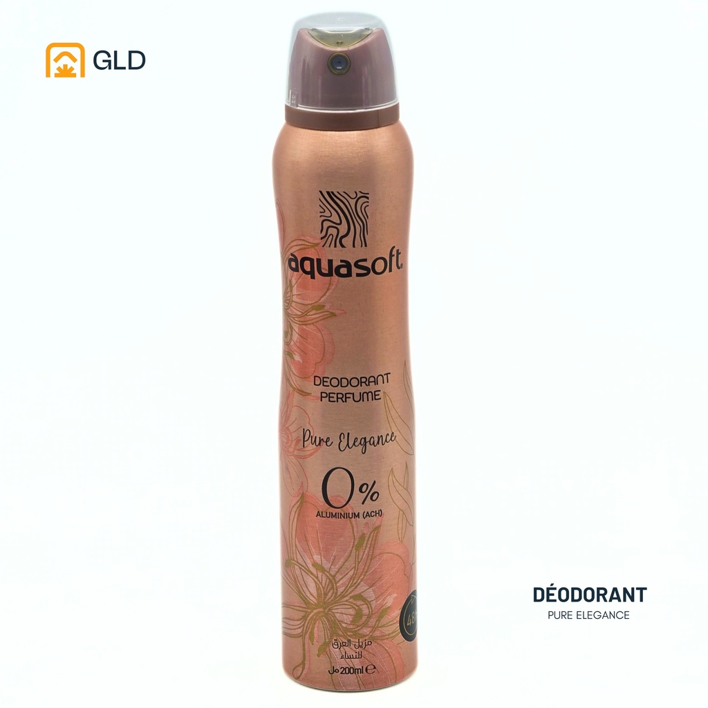 Deodorant Aquasoft Femme Pure Elegance 200 Ml