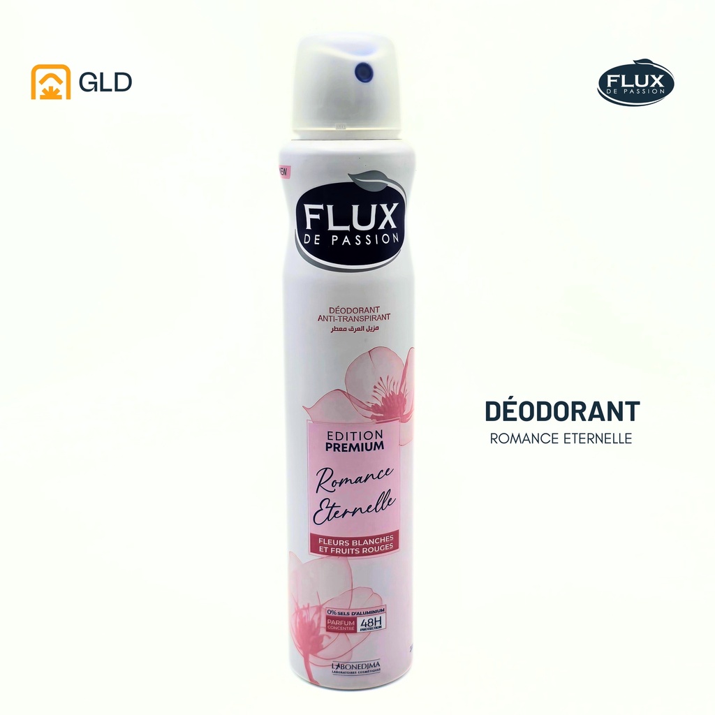 Deodorant Flux De Passion Edition Premium Romance Eternelle 200 Ml