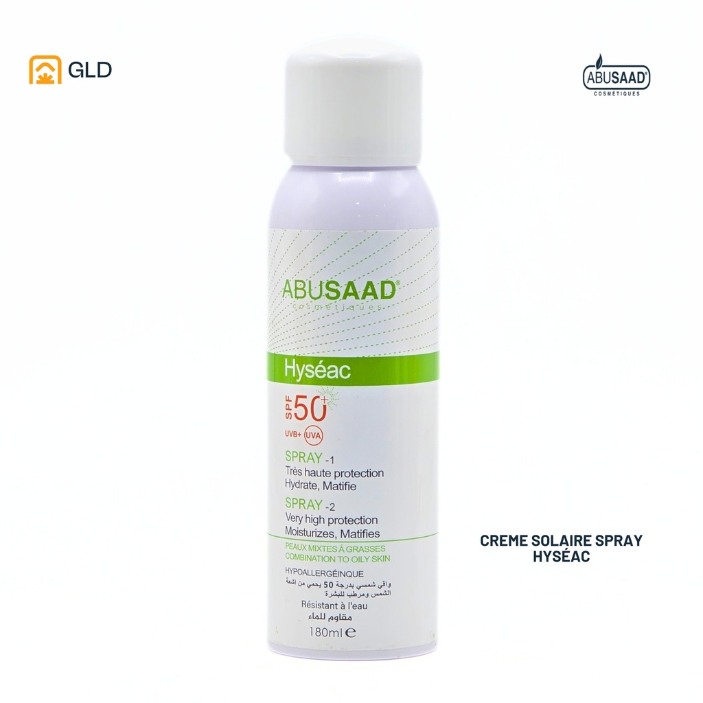 Creme solaire Spray Abusaad Hyséac CS0002 180Ml