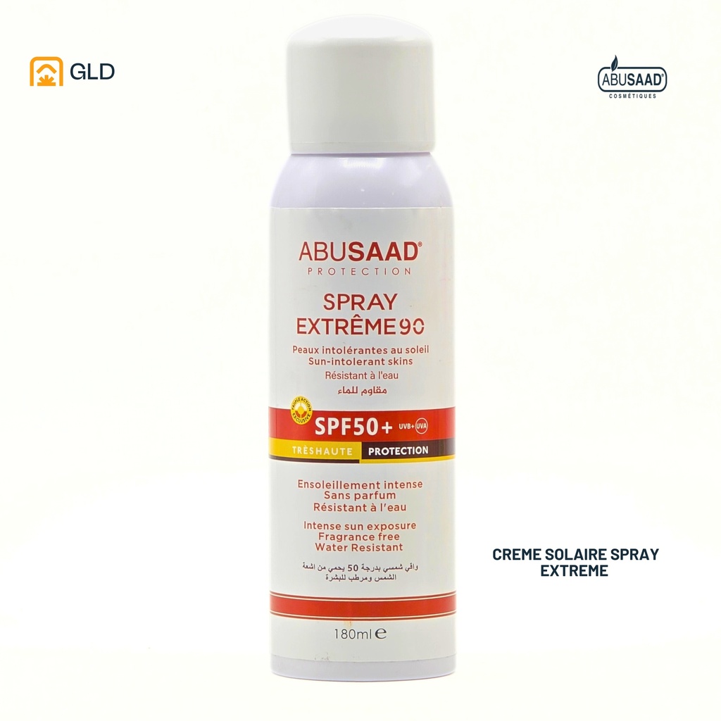 Creme solaire Spray Abusaad Extrême 90 CS0003 180Ml