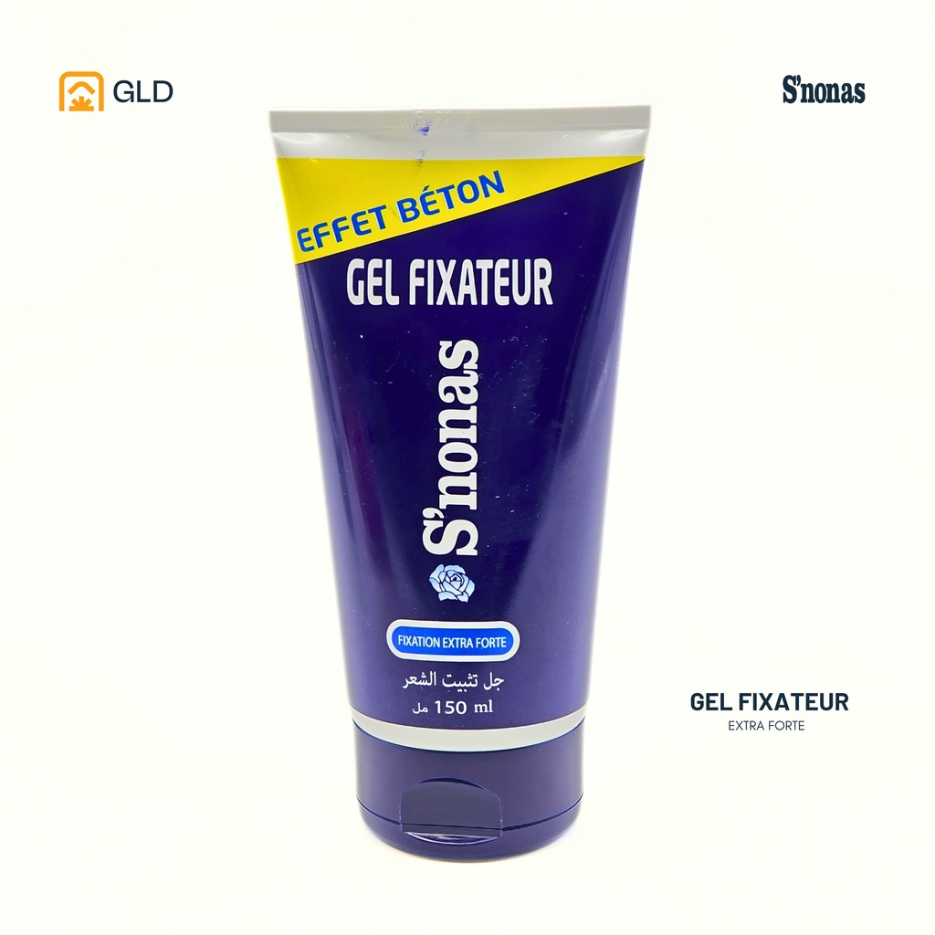 Gel Fixateur Pour Cheveux S'nonas 150 Ml Extra Fort (Bleu )