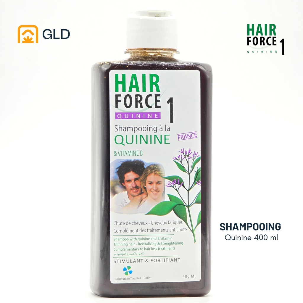 Shampooing Hair Force 1 Quinine & Vitamine B 400 Ml