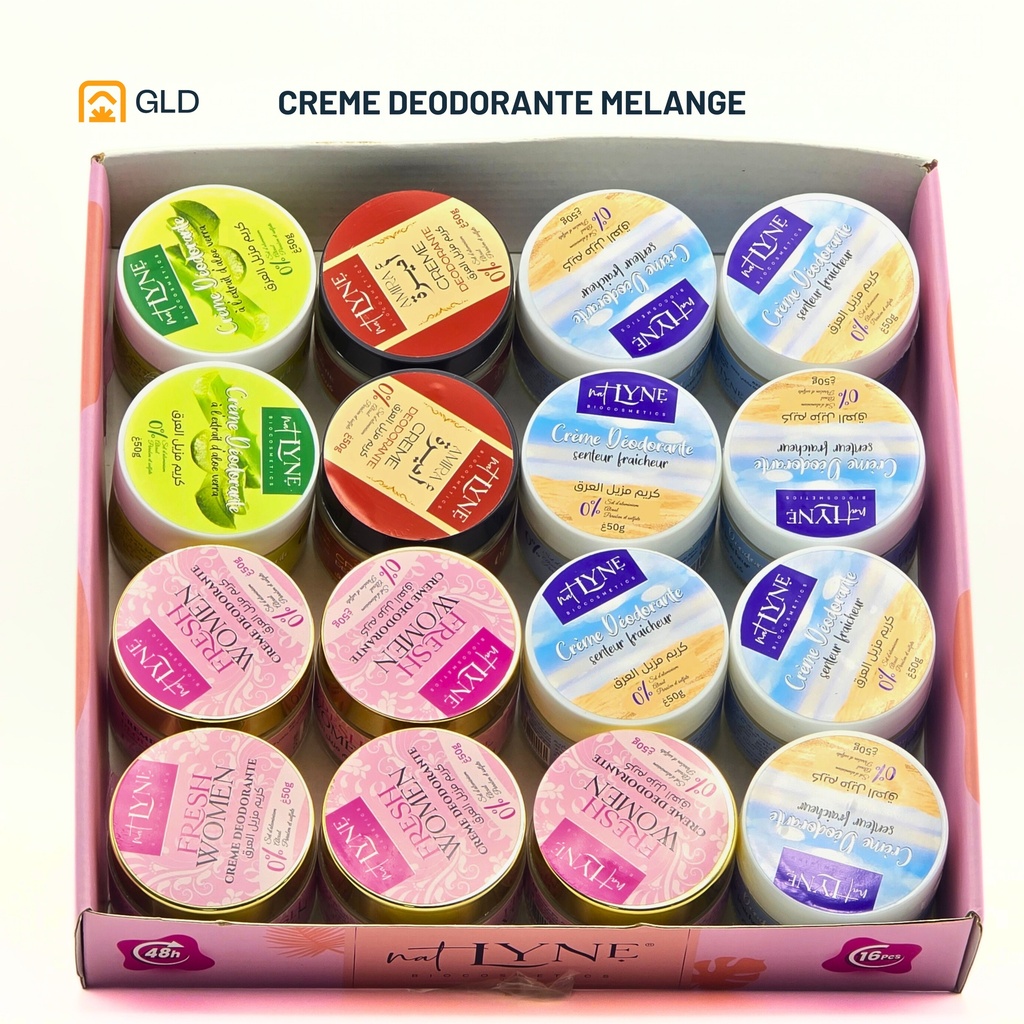 Box Natlyne 16pcs Creme Deo Melange