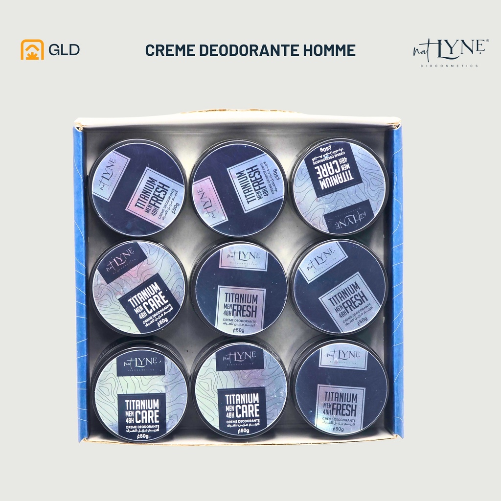 Box Natlyne 9pcs Creme Deo Pour Homme 