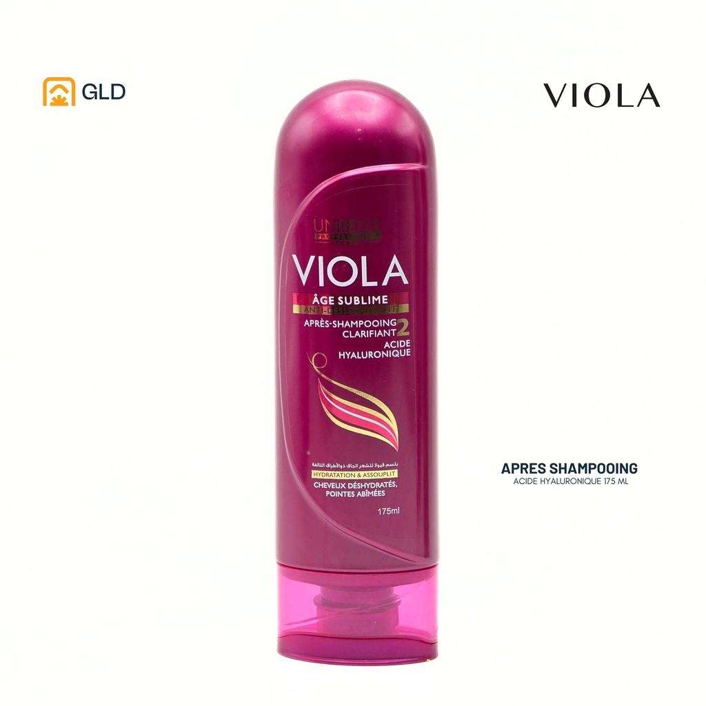 Apres Shampooing Viola Clarifiant  Acide Hyaluronique 175 Ml 