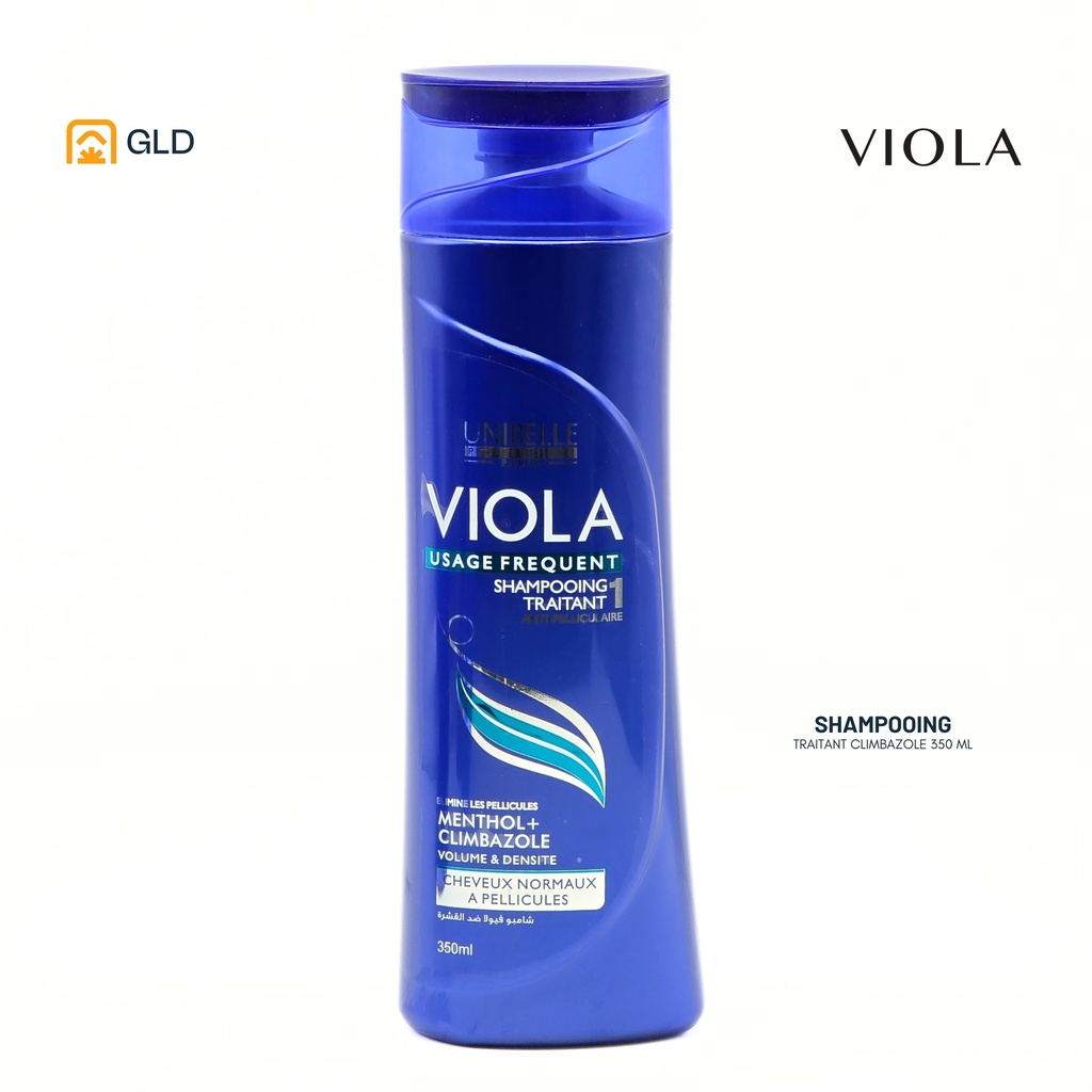 Shampooing Viola Traitant Climbazole Menthole 350 Ml  