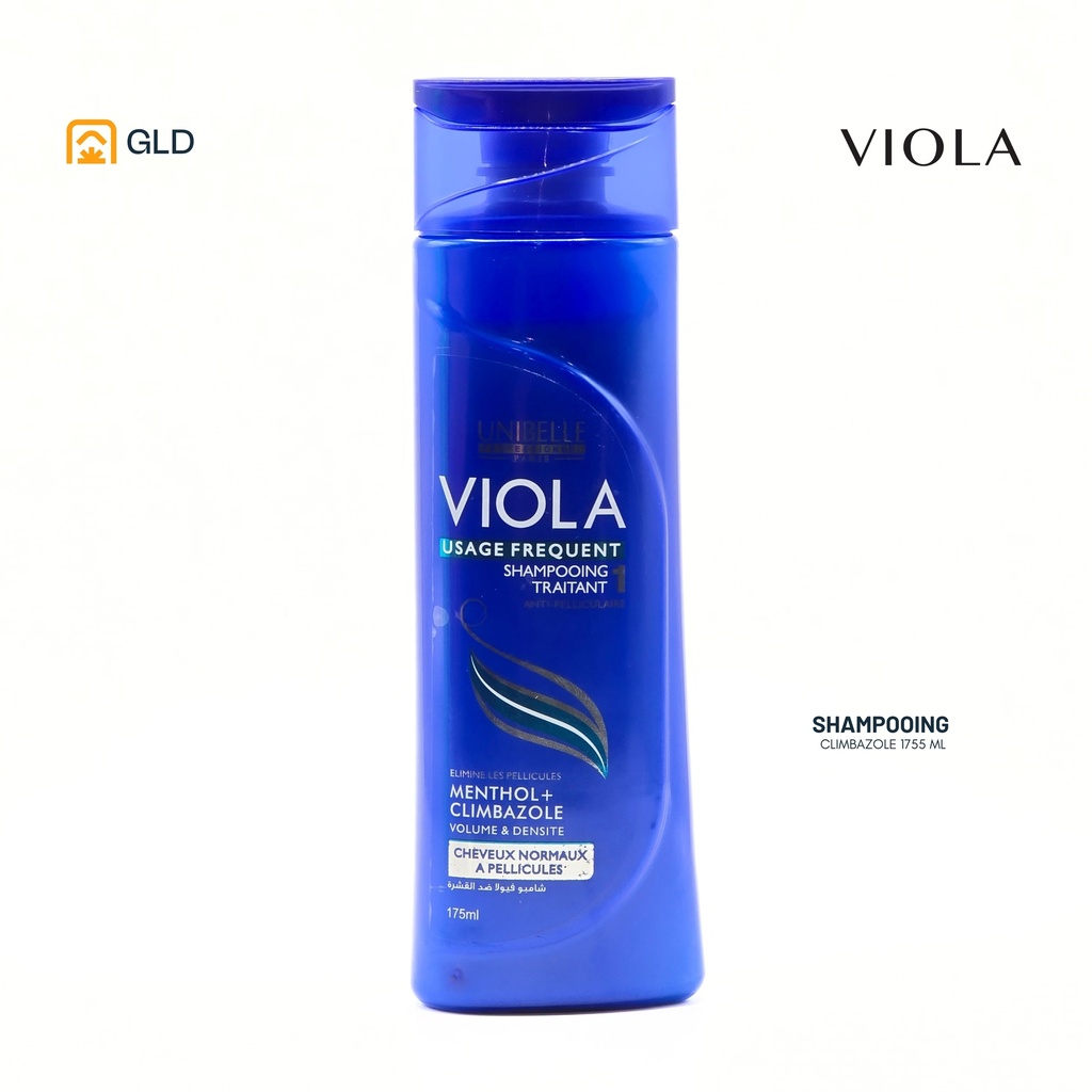 Shampooing Viola Traitant Climbazole Menthole 175Ml