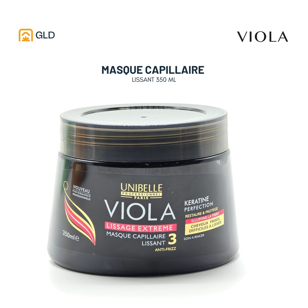 Masque Capillaire Viola Keratine Lissant  350 ml