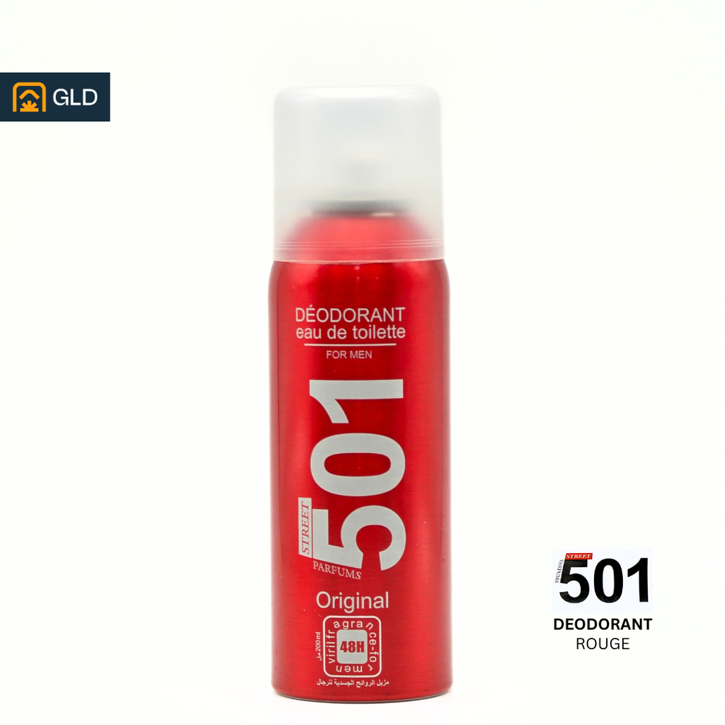Deodorant 501 Homme  Rouge  200 Ml 