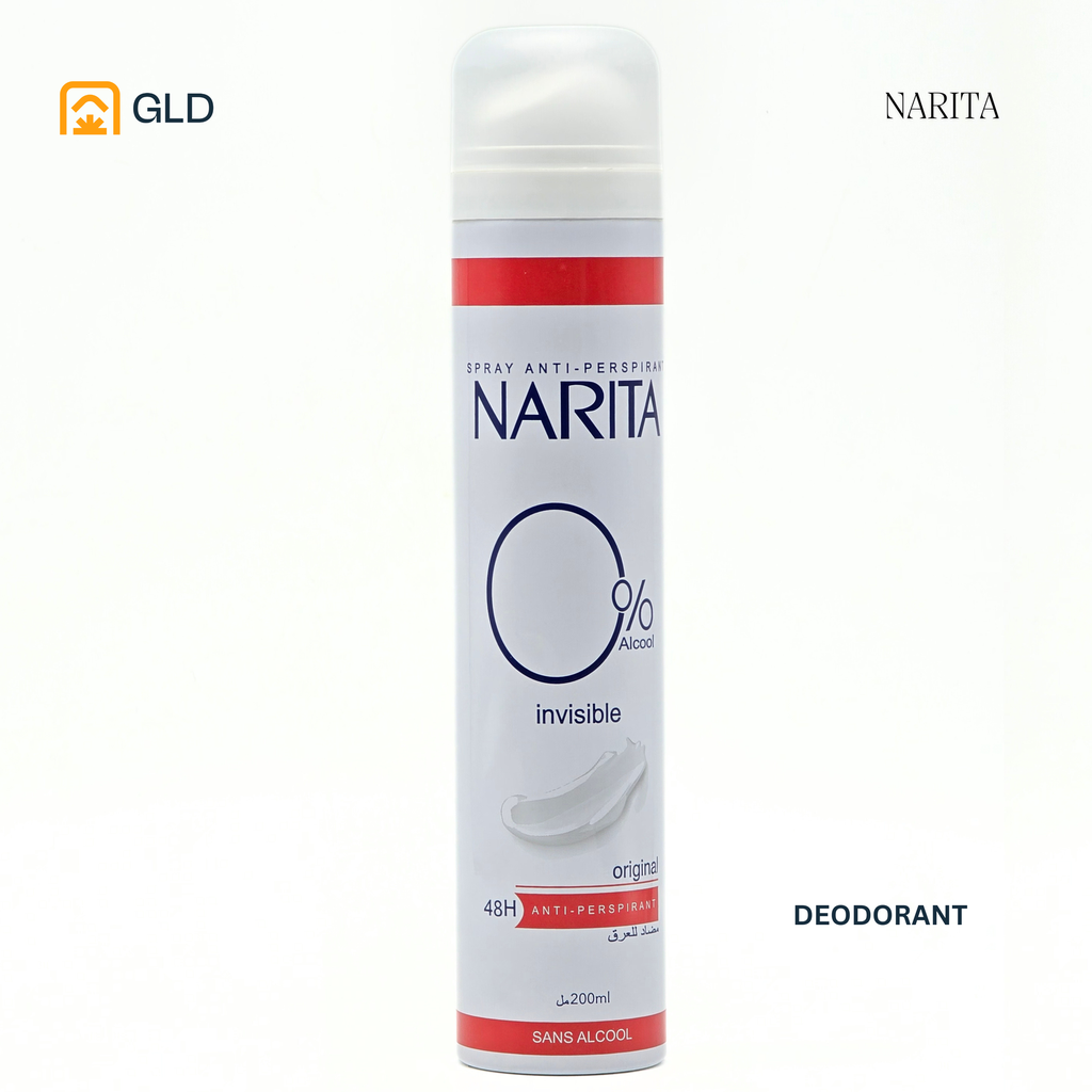 Deodorant Narita 0% Alcool Femme Rouge 200 Ml 