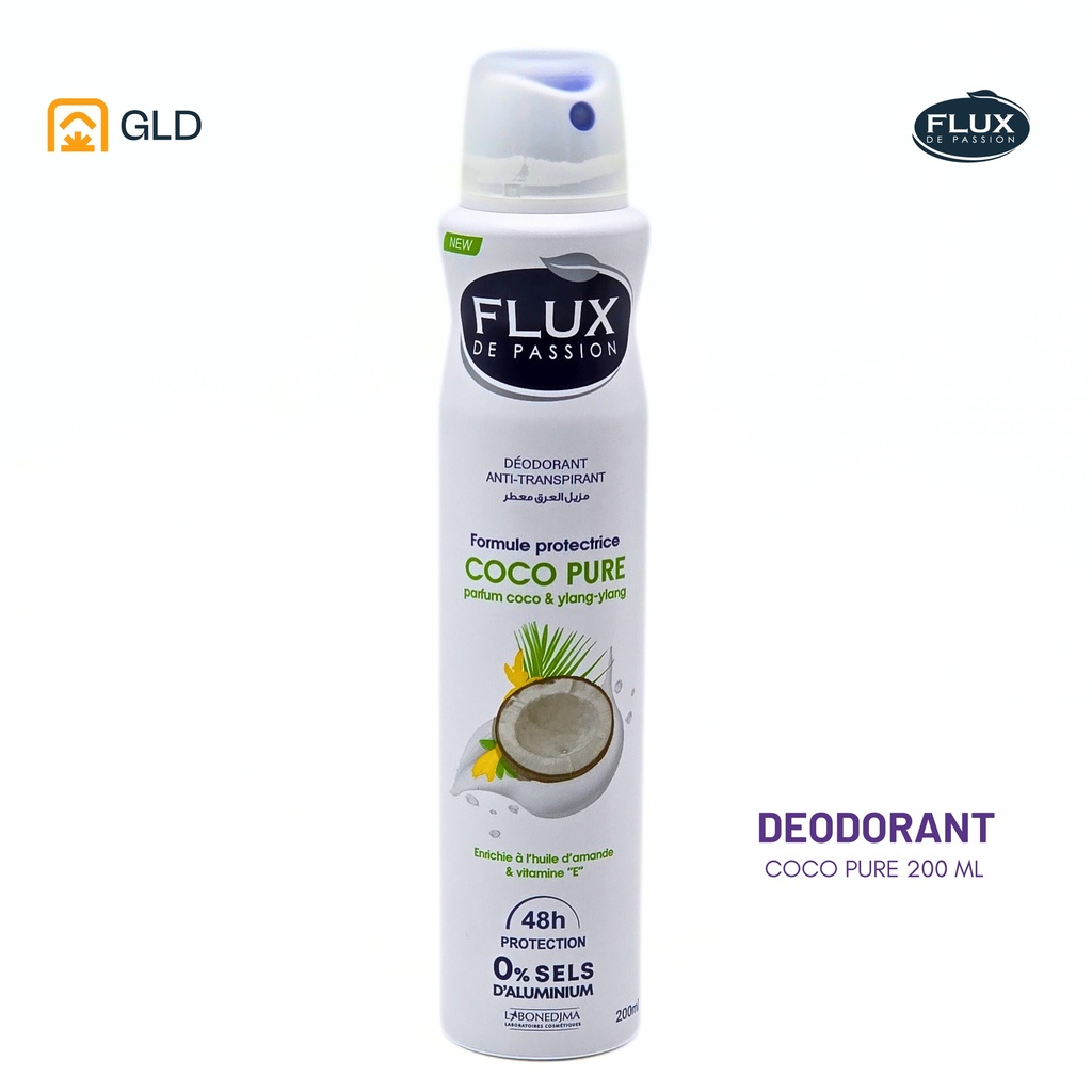 Deodorant Flux Femme 200 ml Coco Pure