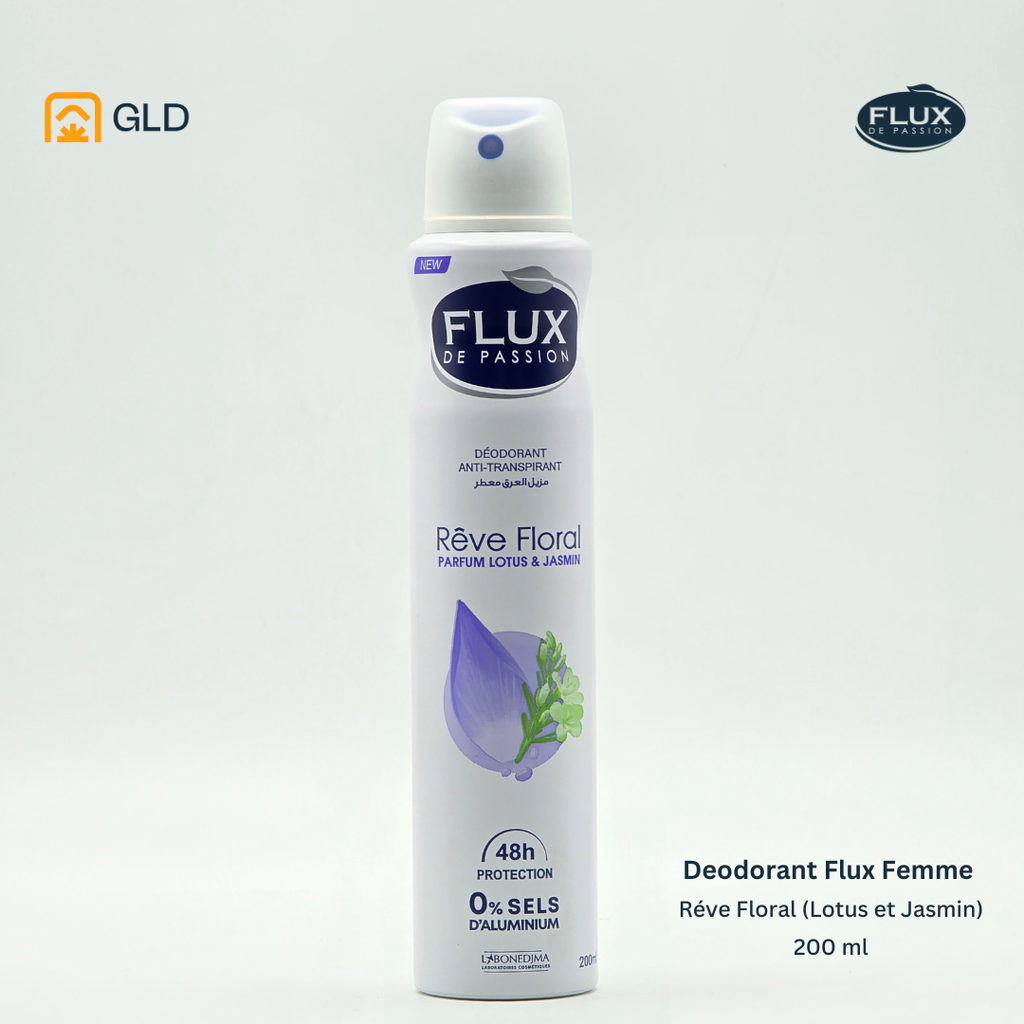 Deodorant Flux Femme 200 ml Réve Floral (Lotus et Jasmin) 