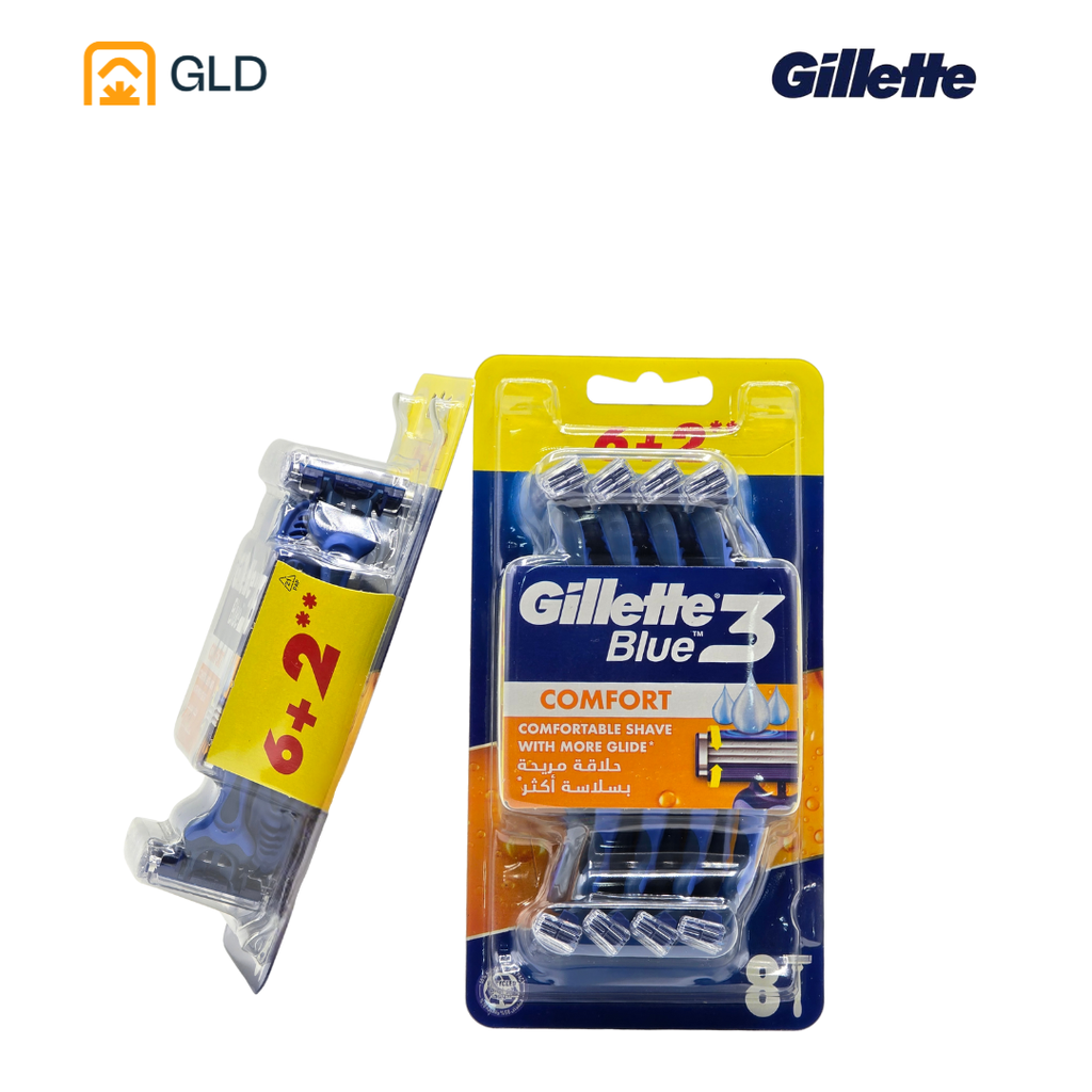 Rasoir Gillette Blue 3 Comfort (6 + 2)