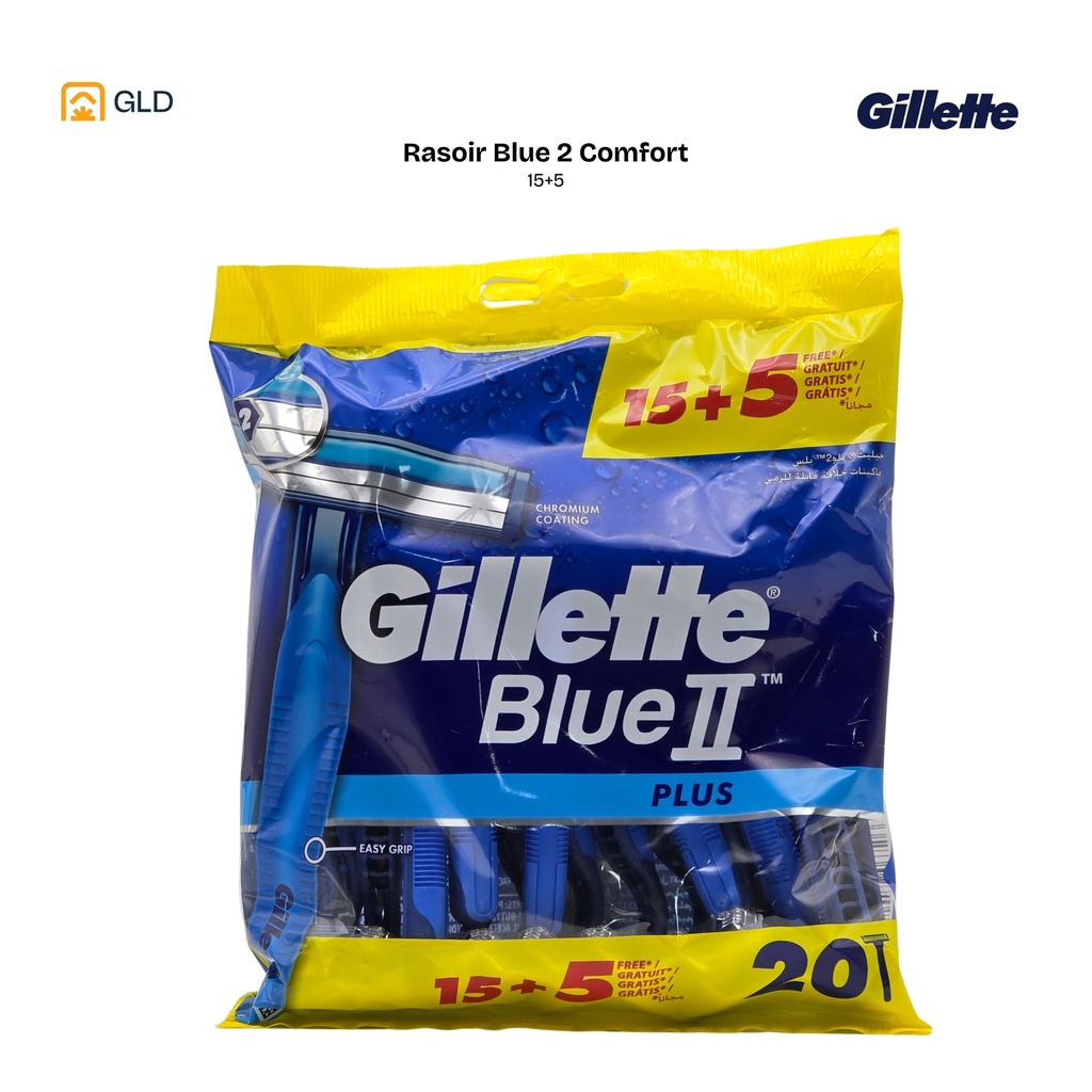 Rasoir Gillette Blue II Plus (15 + 5) 