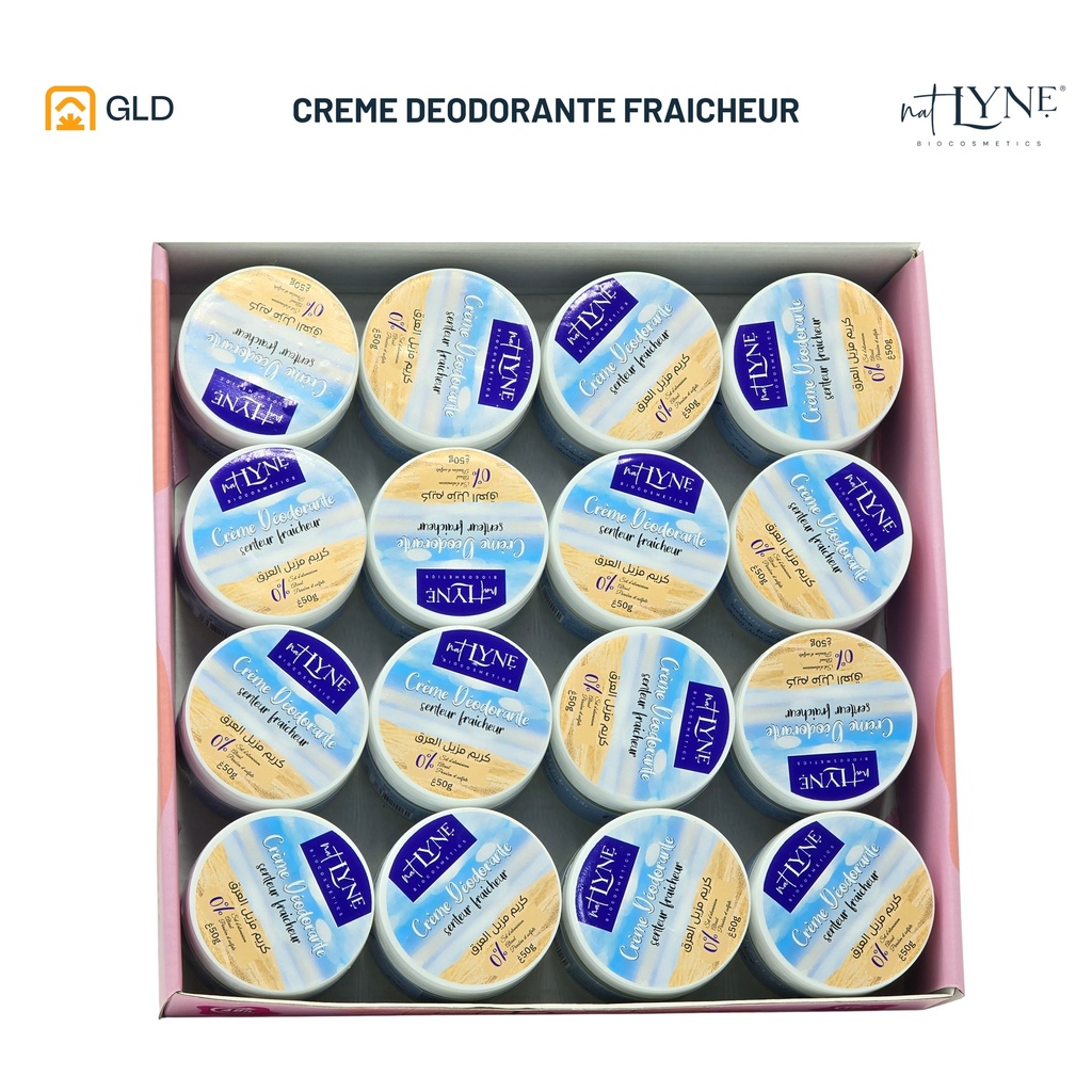 Box Natlyne 16pcs Creme Deo Fraicheur 