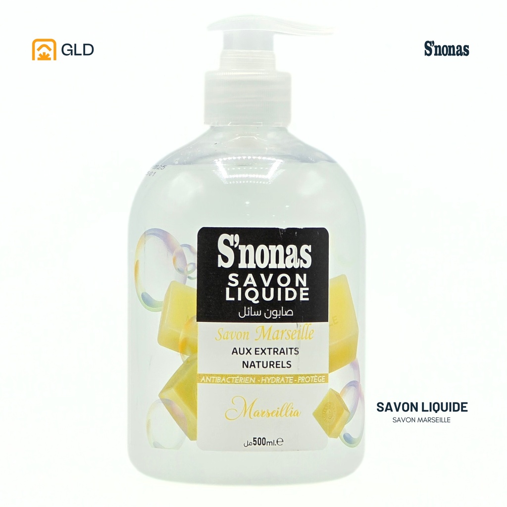 Savon Liquide S'nonas Marseille 500 Ml