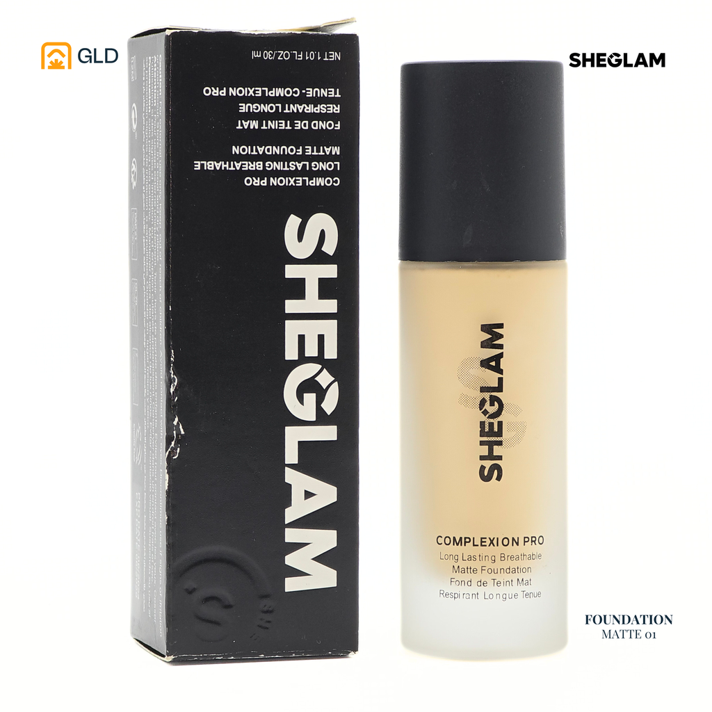 Fond De Teint Mat Sheglam 01 Porcelain