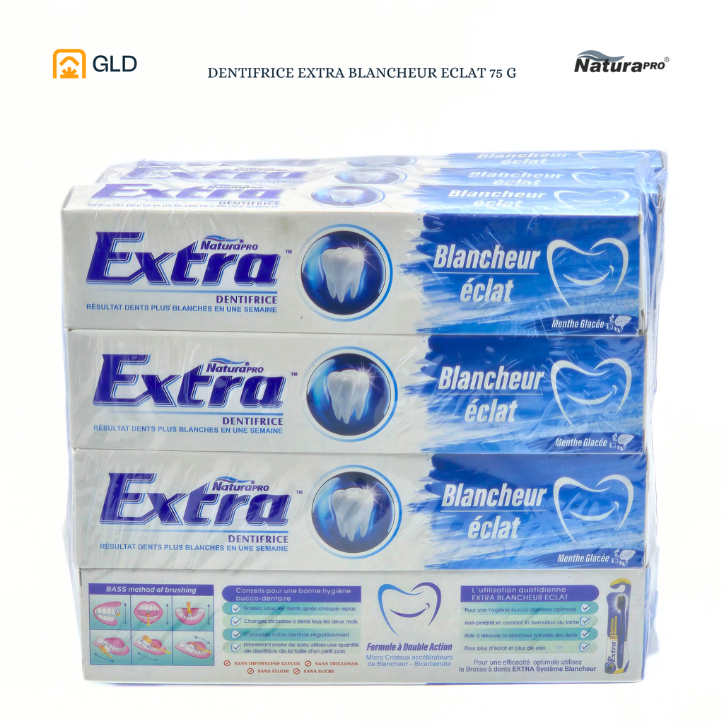 Dentifrice NaturaPro Extra Blancheur Eclat 75 Gr