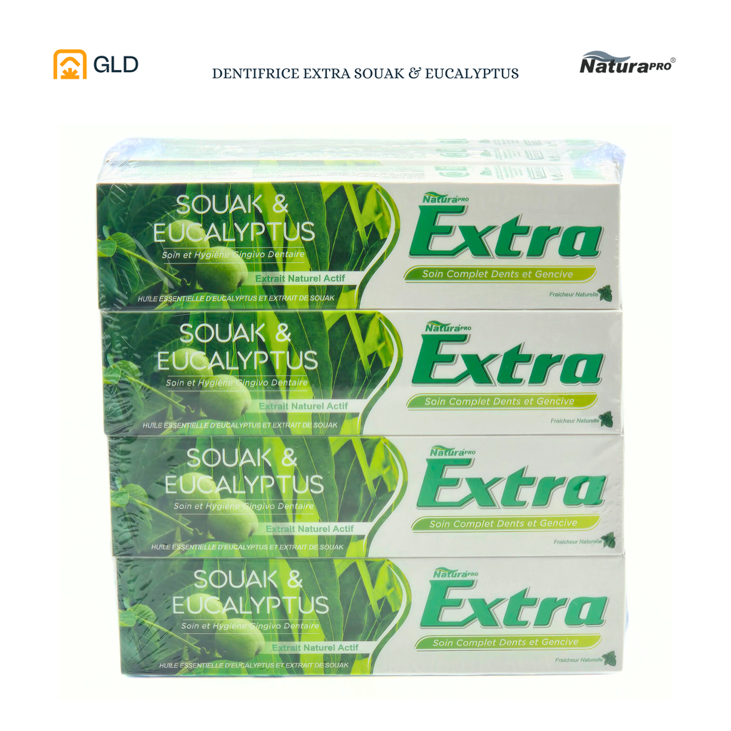 Dentifrice NaturaPro Extra Souak & Eucalyptus Soin Complet Dents Et Gencive 100 Gr