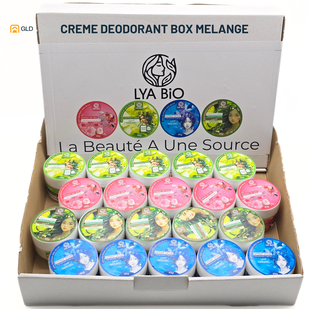 Box Lya Bio 20pcs Creme Deo Melange