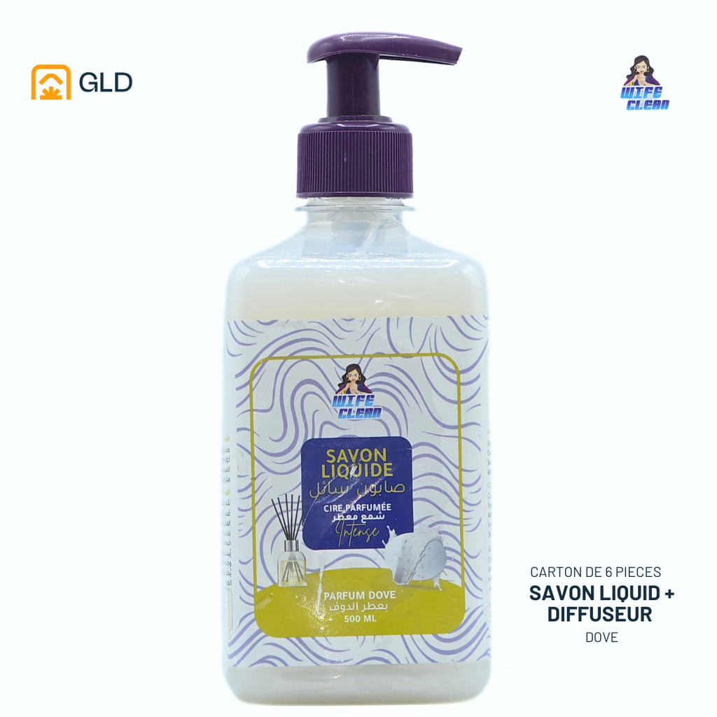 Savon Liquide Avec Diffuseur Wife Clean Dove 500 Ml
