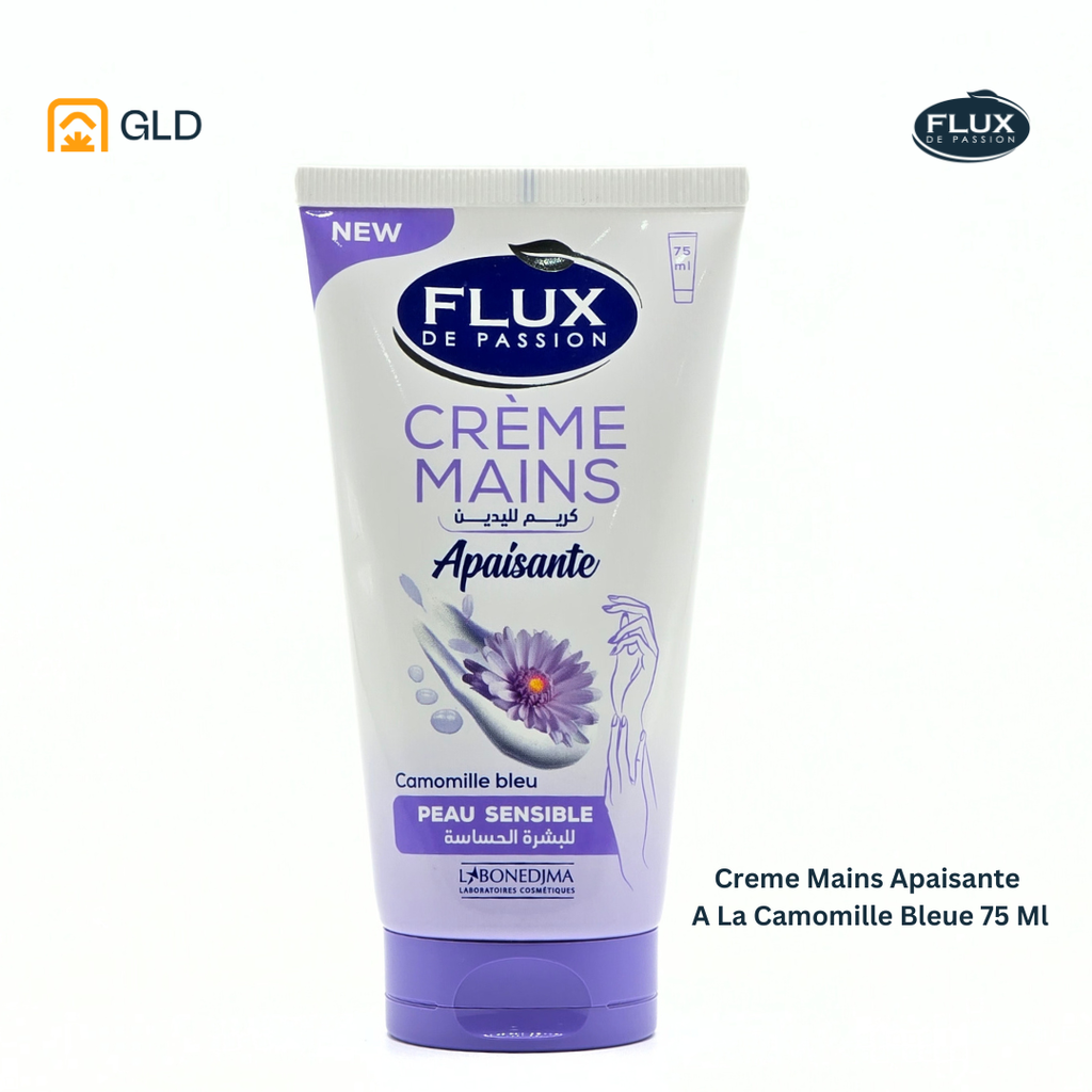 Creme Mains Flux De Passion Apaisante A La Camomille Bleue 75 Ml