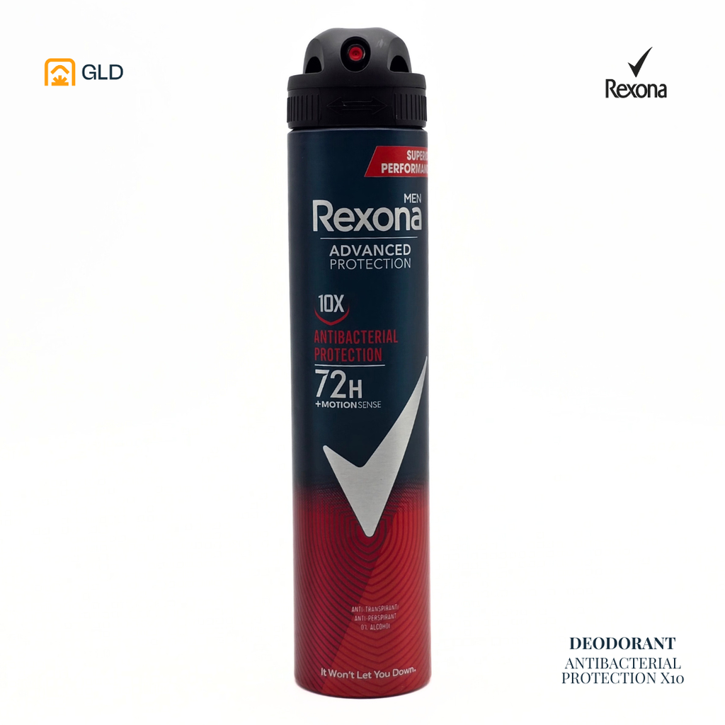 Deodorant Rexona Men Antibacterial Protection 10X 200 Ml