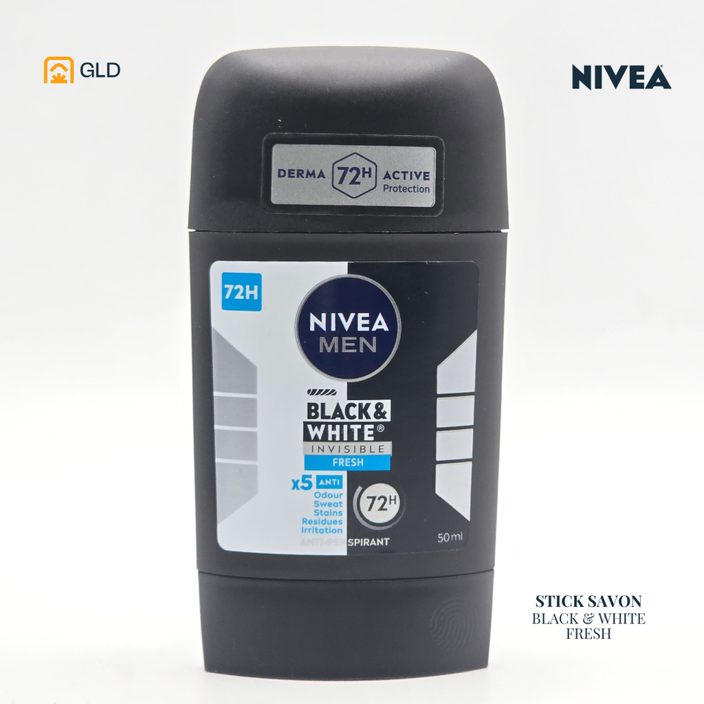 Stick Savon Nivea Men Black & White Invisible Fresh