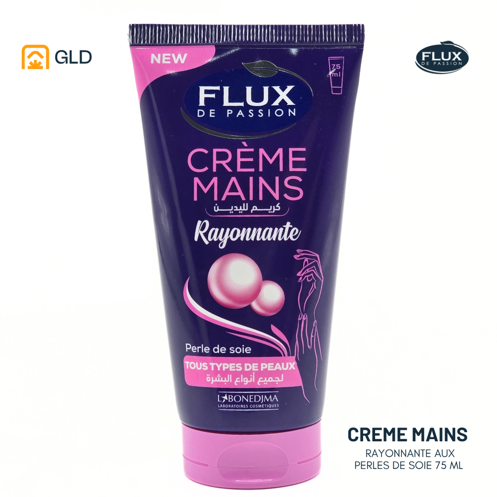 Creme Mains Flux De Passion Rayonnante Aux Perles De Soie 75 Ml