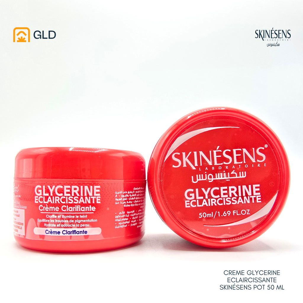 Creme Glycerine Eclaircissante Skinésens Pot 50 Ml