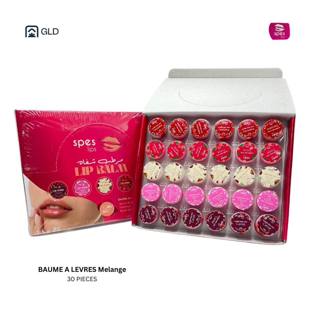 Box Baume A Lèvres SPES 10 Gr Mélange 30 Pièces
