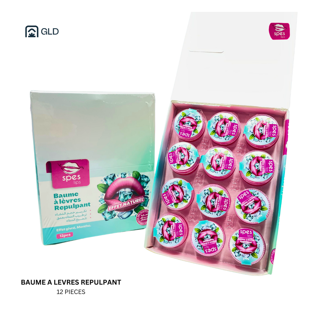 Box Baume A Lèvres SPES Repulpant Menthe 12 Pièces