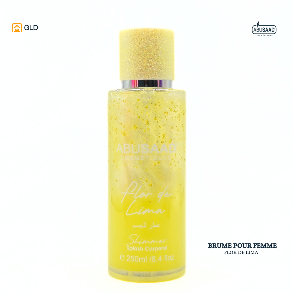 Brume Femme Abusaad Flor De Lima Jaune 250 Ml
