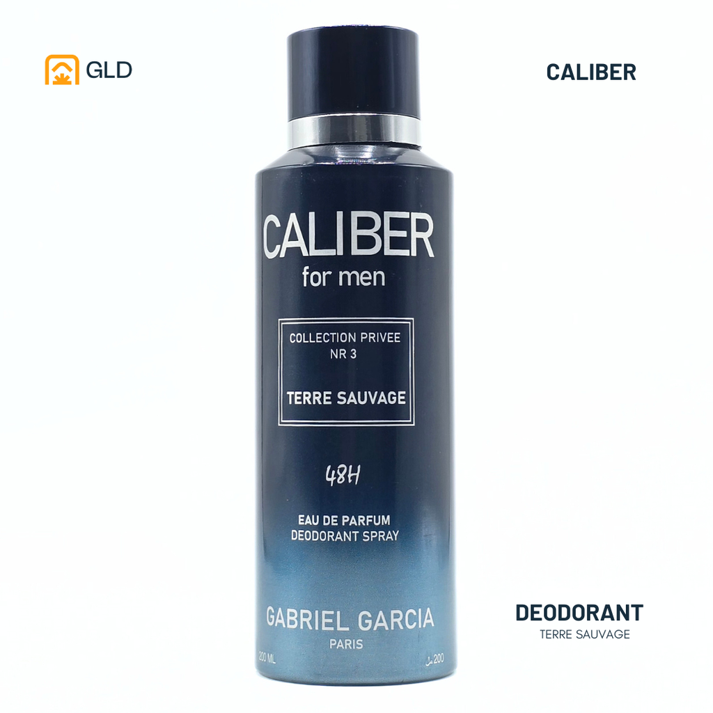 Deodorant Caliber For Men Terre Sauvage 200 Ml