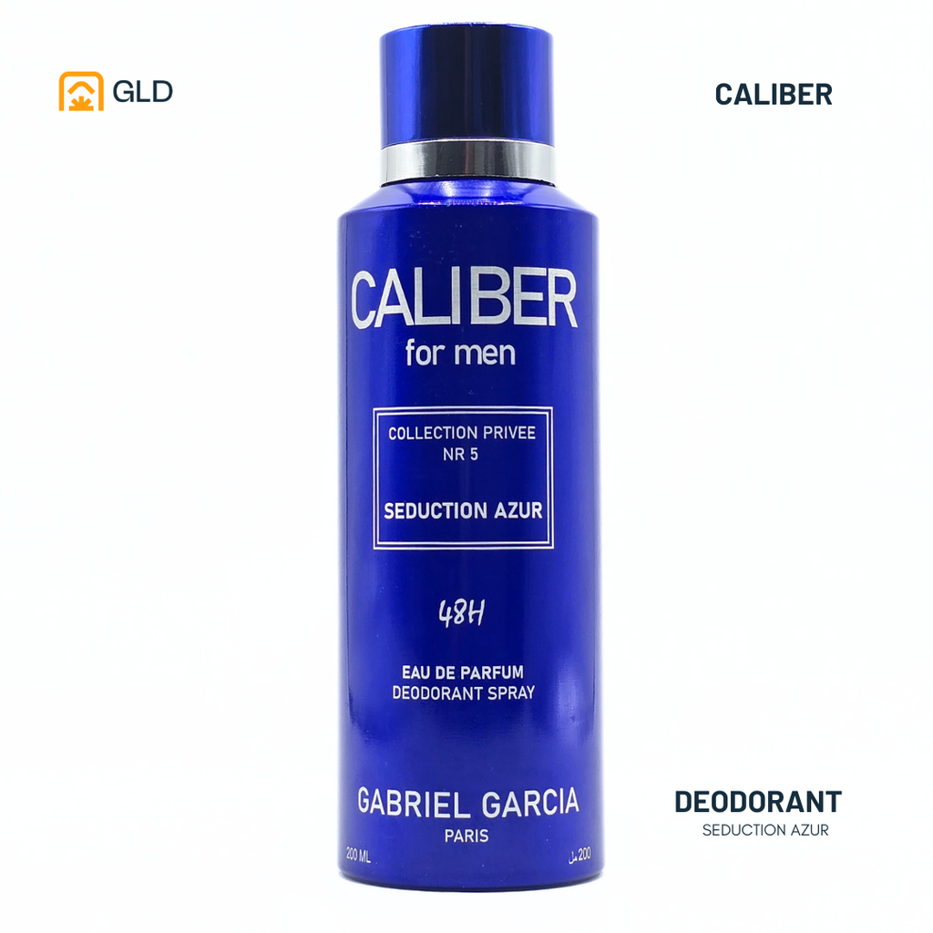 Deodorant Caliber For Men Seduction Azur 200 Ml