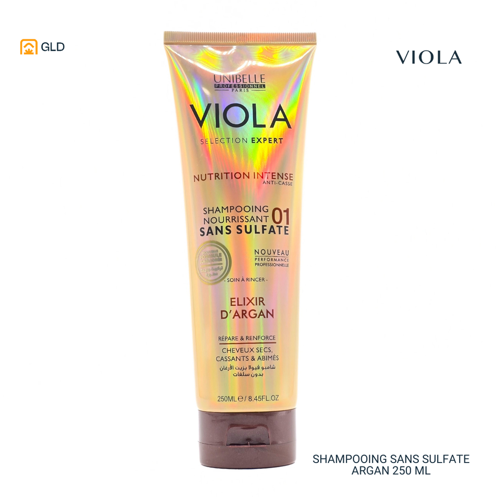 Shampooing Sans Sulfate Viola Argan 250 Ml