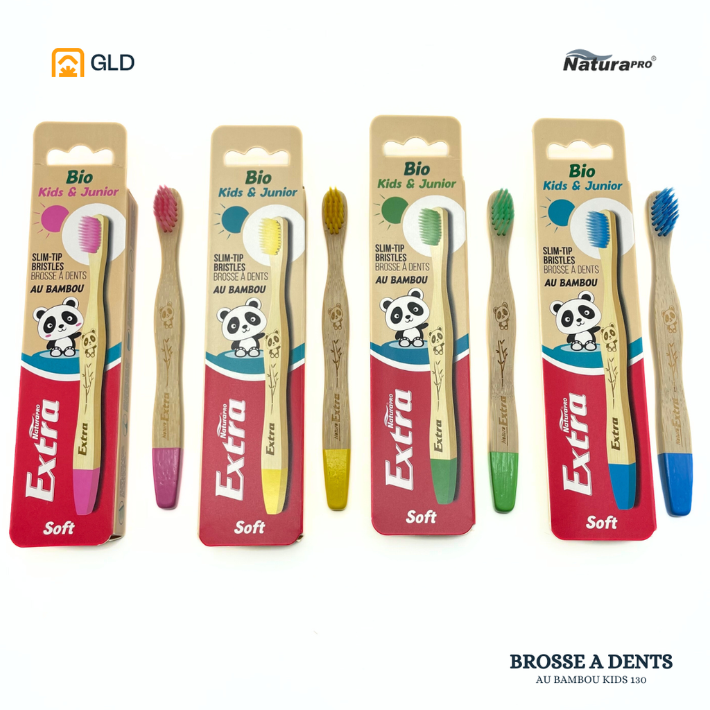 Brosse A Dent NaturaPro Extra Soft Bio Kids & Junior Au Bamboo B130