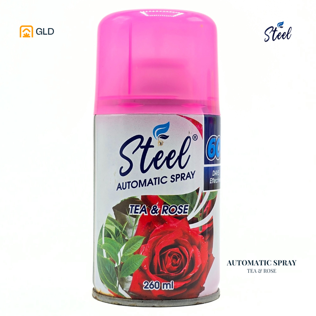 Desodorisant Steel Tea & Rose 260 Ml