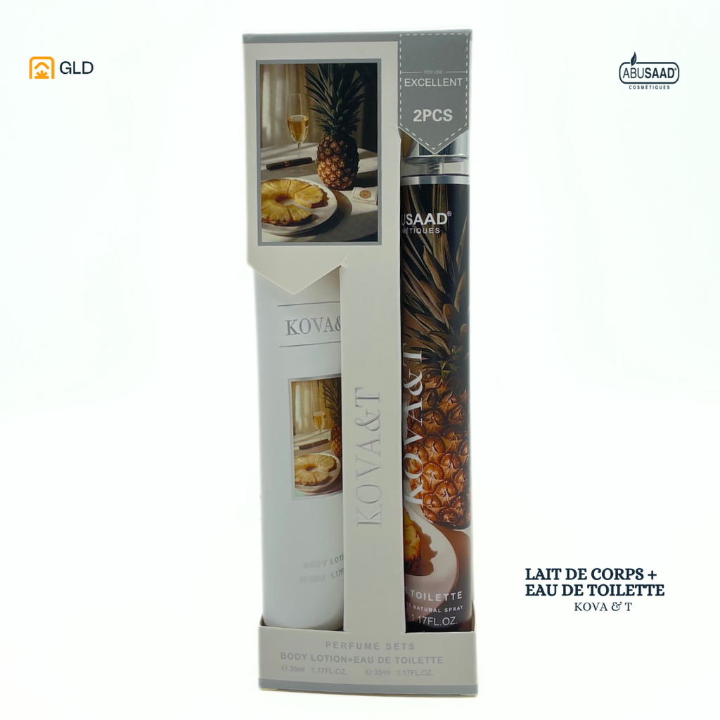 Lait De Corps 35 Ml + Eau De Toilette 35 Ml Kova&T  ET0004