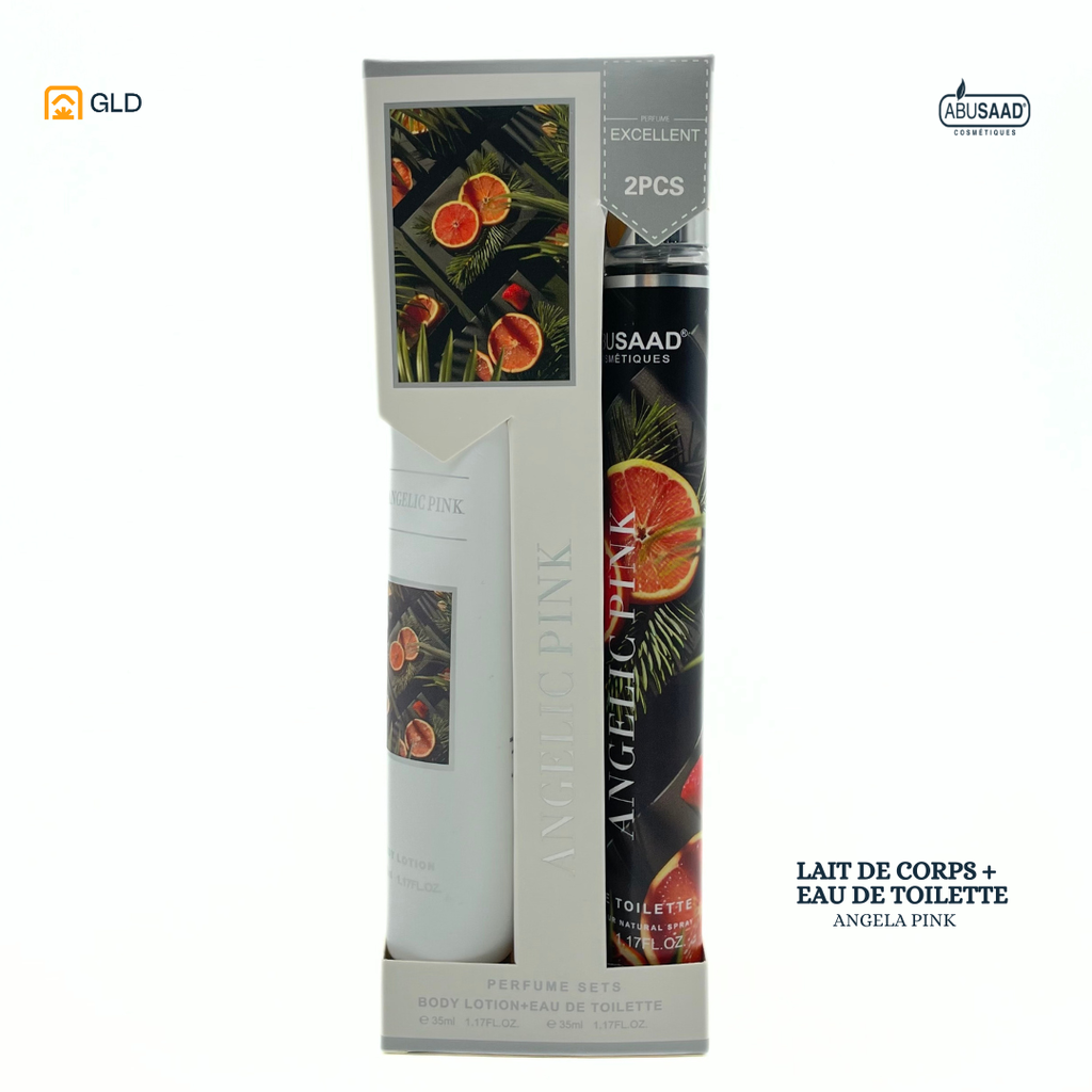 Lait De Corps 35 Ml + Eau De Toilette 35 Ml Angelic Pink ET0007