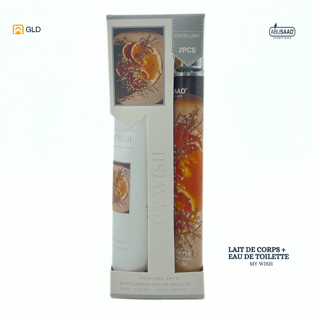 Lait De Corps 35 Ml + Eau De Toilette 35 Ml My Wish ET0010