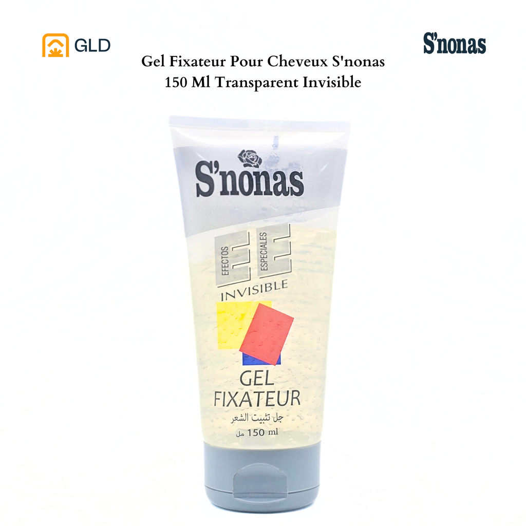 Gel Fixateur Pour Cheveux S'nonas 150 Ml Transparent Invisible