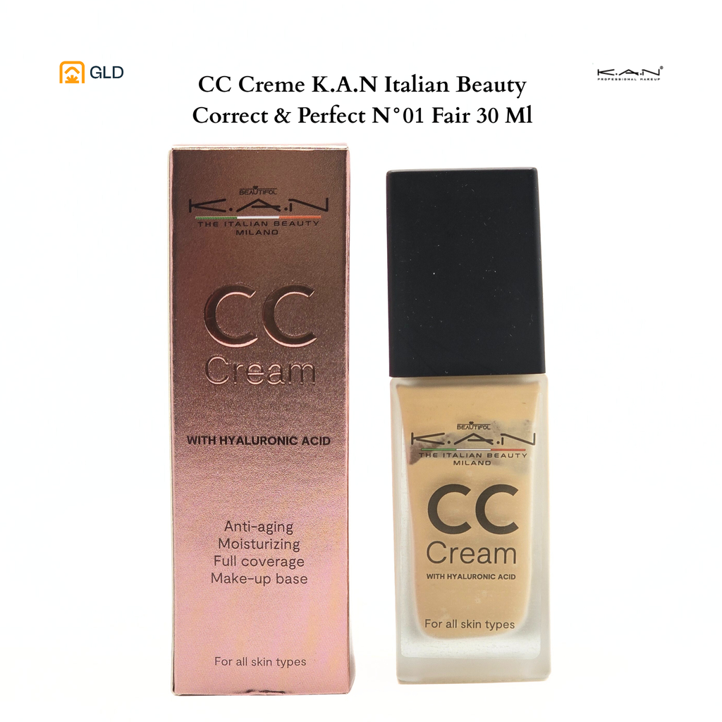 CC Creme K.A.N Italian Beauty Correct & Perfect N°01 Fair 30 Ml