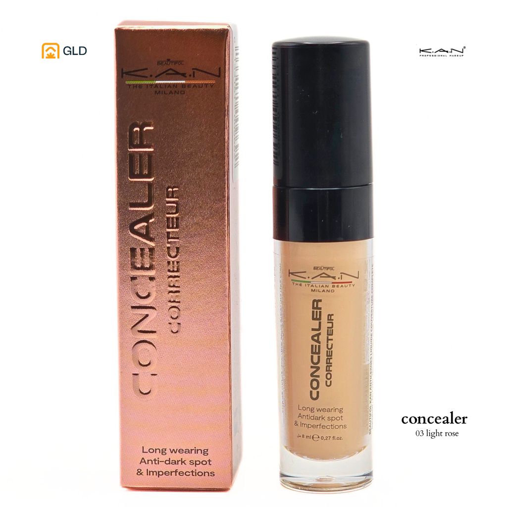 Concealer Correcteur K.A.N Italian Beauty N°03 Light Rose 08 Ml