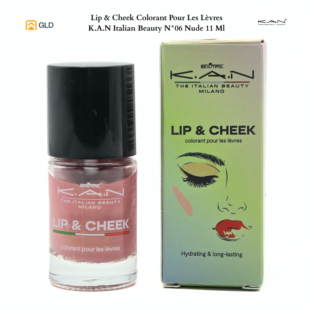 Lip & Cheek Colorant Pour Les Lèvres K.A.N Italian Beauty N°06 Nude 11 Ml
