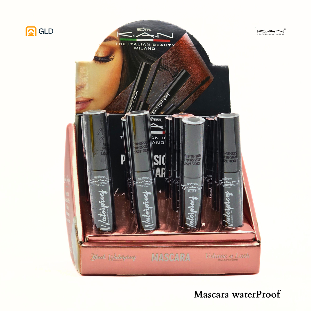 Mascara Waterproof K.A.N Italian Beauty 08 Ml
