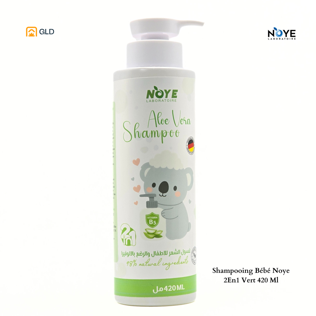 Shampooing Bébé Noye 2En1 Vert 420 Ml